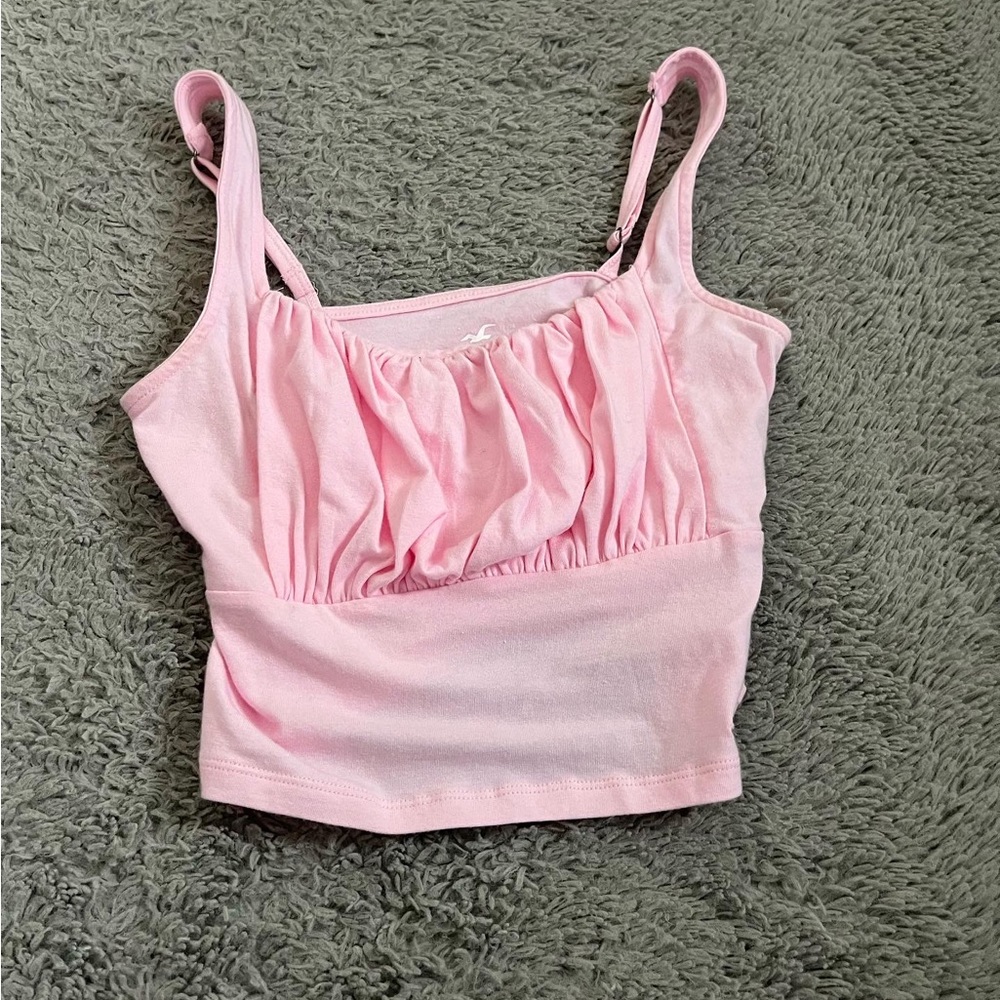 Hollister pink tank top